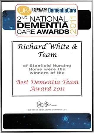 Dementia Care Awards UK Nursing Home