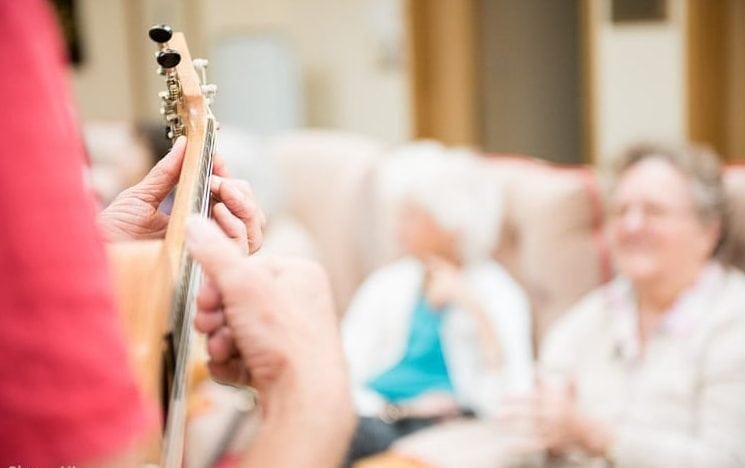 Musical Therapy and Other Activities at Stanfield Nursing Home