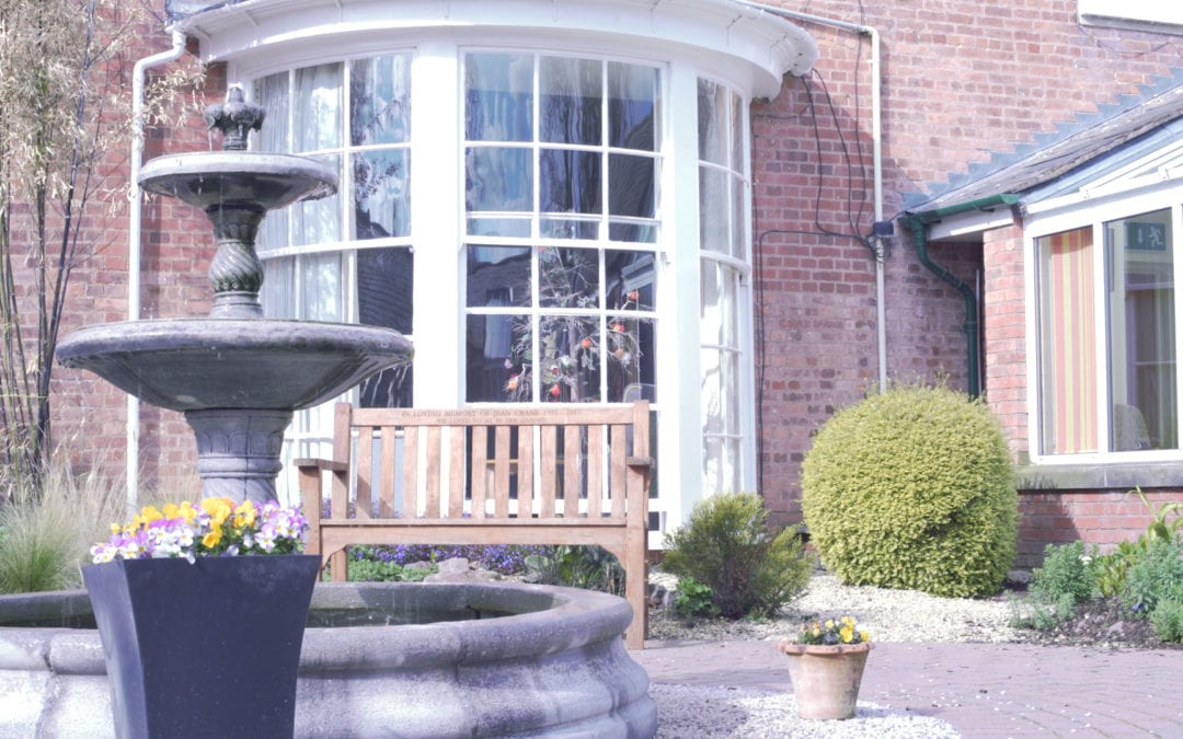 Stanfield Nursing Home Garden Fountain Made Possible With Donations